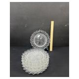 8 Fostoria American Luncheon Plates
