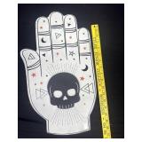 Wooden Hand Sign Mystical Symbols