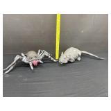 Large Halloween Rat & Spider