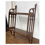 Vintage 2 Tier Wall Hanging Shelf