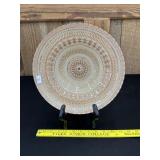 Decorative Glass Bowl W/ Gold Mandala Pattern