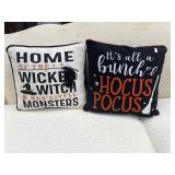 2 Halloween Pillows