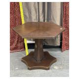 Vintage Ethan Allen Hexagon Accent Table