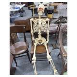 Vintage Life Size Skeleton Eyes Light Up