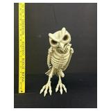 Vintage Halloween Owl Skeleton