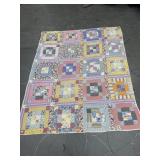 Antique Hand Made Patchwork Quilt