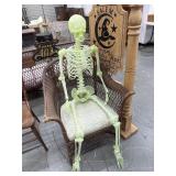 Vintage Life Size Glow in the Dark Skeleton