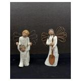 2 Vintage Willow Tree Figurines