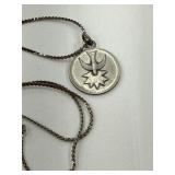 Retired James Avery Dove Sterling Pendant