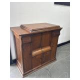 Antique Edwardian Oak Sewing Machine Base