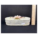 Mother Of Pearl Vintage Trinket Box