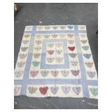 Antique Hand Made Butterfly Quilt
