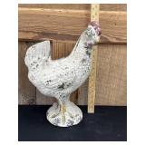 Antique Large  Masonry Chicken Figurine