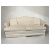 Vintage Pearson Off White Camelback Sofa