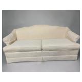 Vintage Pearson Off White Camelback Sofa