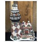 Vintage Cape Liberty Lighthouse Double Lit