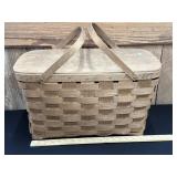 Vintage Basketville Putney Vermont Picnic Basket