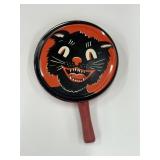 Vintage Kirchhof Halloween Round Cat Noise Maker