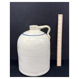 Antique Salt Glazed Stoneware Whiskey Jug