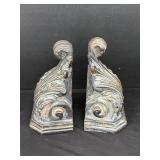 Vintage Ornate Architectural Ornate Bookends