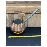 Large Antique 19th Century Copper Saucepan