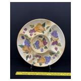 Zrike Golden Pear Divided Round Serving Platter