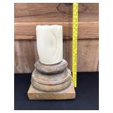 Antique Architectural Pilar Base Reverted Heavy