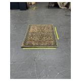 100% Hand Crafted Wool Rug India 65" x 41.5"