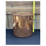 8 Gallon French Antique Kitchen Copper Stock Pot