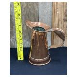 Vintage Solid Copper Pitcher