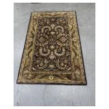100% Hand Crafted Wool Rug India 5" x 8"