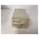 Box of Unchecked Baseball Cards