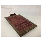 Vintage Boot Jack with Carpeted Upper Panel