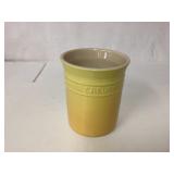 Le Creuset Yellow Stoneware Utensil Holder, Approx