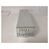 Full Box of Unchecked 1991 Donruss Baseball Cards
