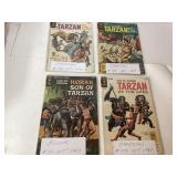 Four Silver Age Tarzan and Korak Comic Books