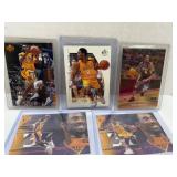 Kobe Bryant Lot of 5 Basketball Trading Cards