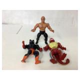 3 Miscellaneous Figures Approximately 6 Inches Tal