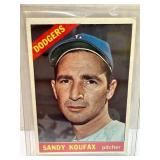 1966 Topps Sandy Koufax Baseball Card #100