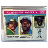 1975 Topps A.L. Home Run Leaders Baseball Card #19