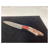 Custom Handcrafted Knife With Damascus Steel Blade