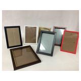 Six Photo Frames in Various Styles and Colors Six Photo Frames in Various Styles and Colors