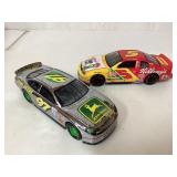 Two NASCAR Die-Cast Model Cars Featuring John Deer Two NASCAR Die-Cast Model Cars Featuring John Deer