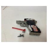 Toy Plastic Gun With Axe and Accessory Pieces Toy Plastic Gun With Axe and Accessory Pieces
