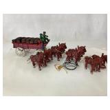 Vintage Iron Wagon With Drivers, Extra Teams of Ho Vintage Iron Wagon With Drivers, Extra Teams of Ho