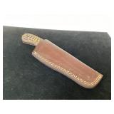 Handcrafted Damascus Steel Knife with Leather Shea Handcrafted Damascus Steel Knife with Leather Shea