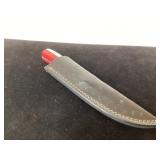 Approximately 8-Inch Damascus Steel Knife with Mul Approximately 8-Inch Damascus Steel Knife with Mul