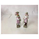 Porcelain Figurines, Approximately 7 Inches Tall Porcelain Figurines, Approximately 7 Inches Tall