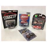 4 NASCAR Die-Cast Collectibles in Original Packagi 4 NASCAR Die-Cast Collectibles in Original Packagi