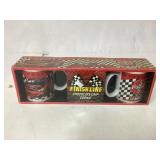 Two Coca-Cola Themed Mugs with Finish Line Chocola Two Coca-Cola Themed Mugs with Finish Line Chocola